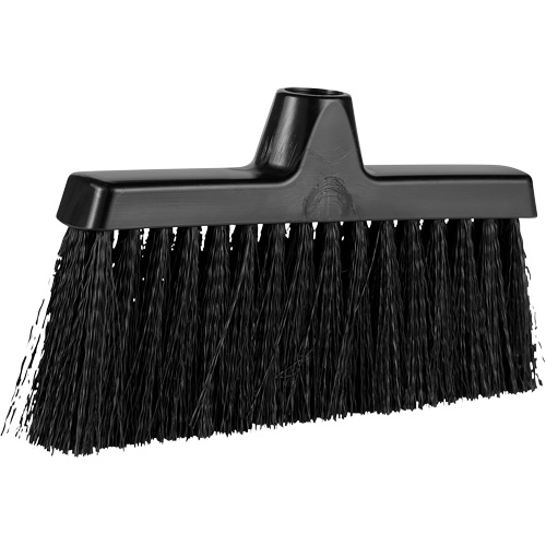 ColorCore Angle Head Broom, Medium Bristles, 10", Polypropylene, Black Ottawa Fastener Supply