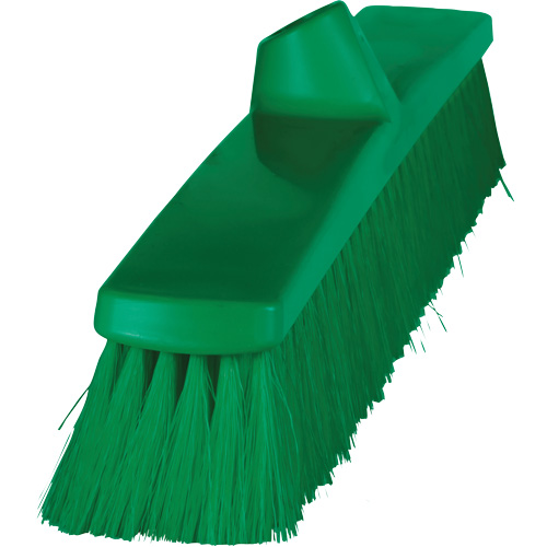 ColorCore Push Broom, Fine Bristles, 24", Polypropylene, Green Ottawa Fastener Supply