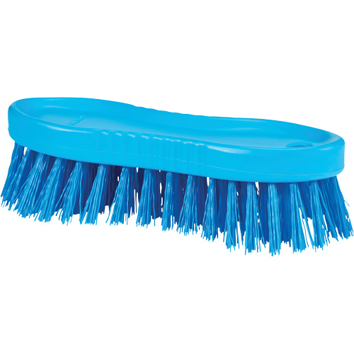 ColorCore Hand Brush, Stiff Bristles, 6" Long, Blue Ottawa Fastener Supply