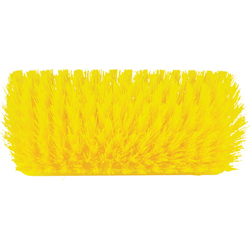 Brosse &agrave; angle double ColorCore pour surfaces hautes et basses, Soies Ferme, Longueur de 10", Jaune Ottawa Fastener Supply