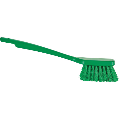 ColorCore Short Handle Brush, Stiff Bristles, 12" Long, Green Ottawa Fastener Supply