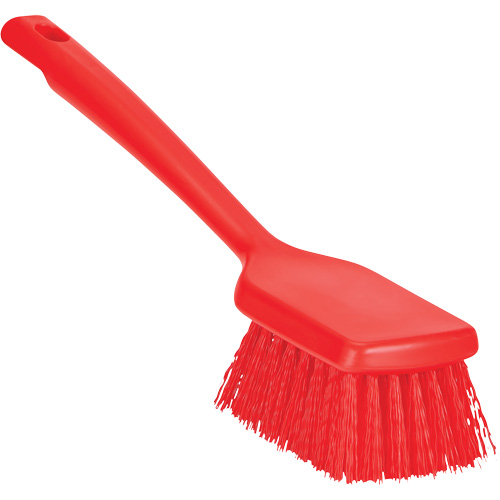 Brosse &agrave; manche court ColorCore, Soies Ferme, Longueur de 12", Rouge Ottawa Fastener Supply