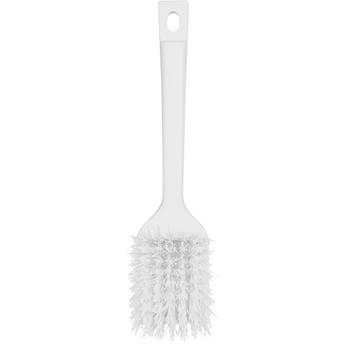 ColorCore Short Handle Brush, Stiff Bristles, 12" Long, White Ottawa Fastener Supply