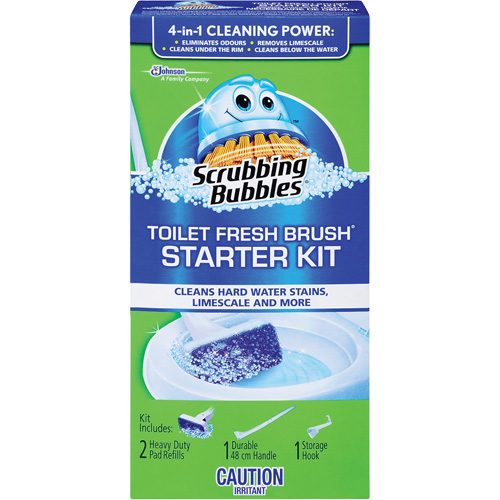 Trousse de d&eacute;marrage de brosse pour cuvettes Scrubbing Bubbles Fresh Brush, Recharge Ottawa Fastener Supply