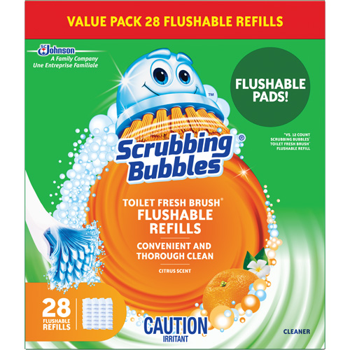 Scrubbing Bubbles&reg; Fresh Brush&reg; Toilet Brush Refills, Refill Ottawa Fastener Supply