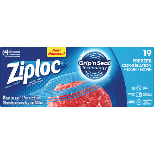 Ziploc&reg; Freezer Bags Ottawa Fastener Supply
