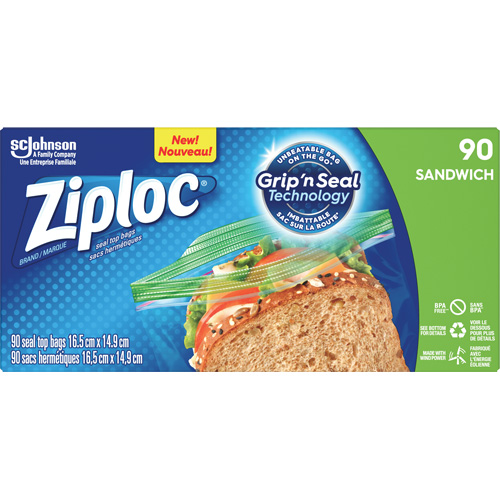 Ziploc&reg; Sandwich Bags Ottawa Fastener Supply