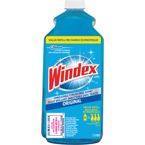 Recharge de nettoyant pour vitres Windex, 2 L, Bouteille Ottawa Fastener Supply