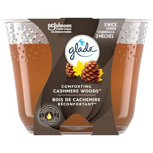 Glade&reg; 3-Wick Candle, Cashmere Woods&reg; Ottawa Fastener Supply