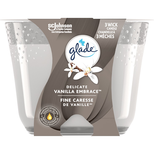 Glade&reg; 3-Wick Candle, Delicate Vanilla Embrace Ottawa Fastener Supply