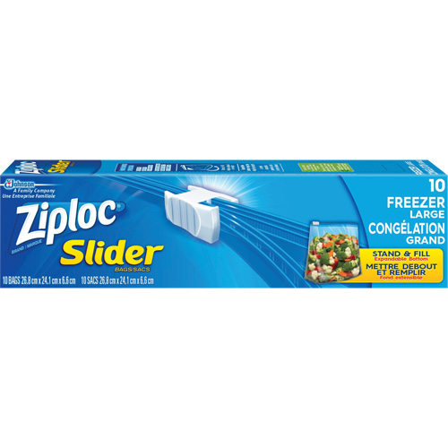 Ziploc&reg; Slider Freezer Bags Ottawa Fastener Supply
