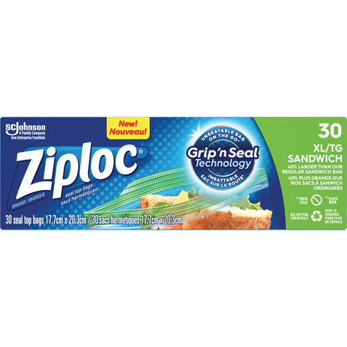 Ziploc&reg; Sandwich Bags Ottawa Fastener Supply