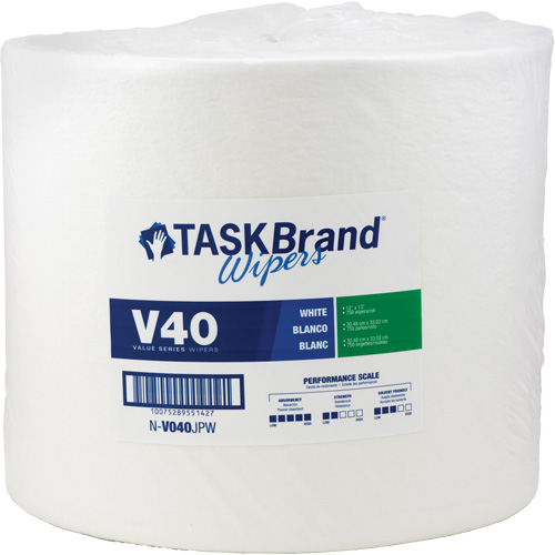 Essuie-tout de s&eacute;rie de qualit&eacute; V40 TaskBrand, Tout usage, 13" lo x 12" la Ottawa Fastener Supply