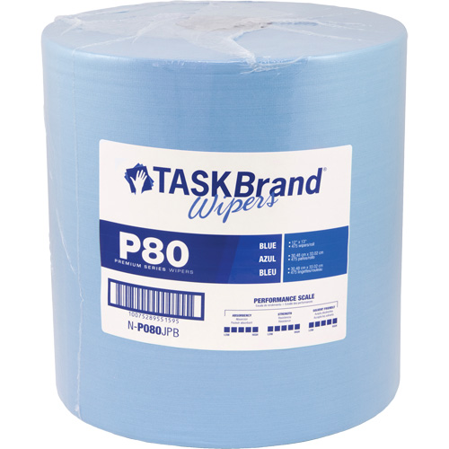 Chiffons de premi&egrave;re qualit&eacute; P80 TaskBrand, Robuste, 13" lo x 12" la Ottawa Fastener Supply