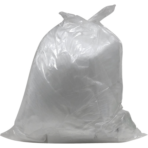 Industrial Garbage Bags, Utility, 20" W x 22" L, 0.64 mils, Clear, 23 L (6 Gal.) Capacity Ottawa Fastener Supply