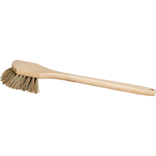 Brosse &agrave; chaudron &agrave; manche long, 20" l, Soies Tampico/Fibre de piassava, Beige Ottawa Fastener Supply