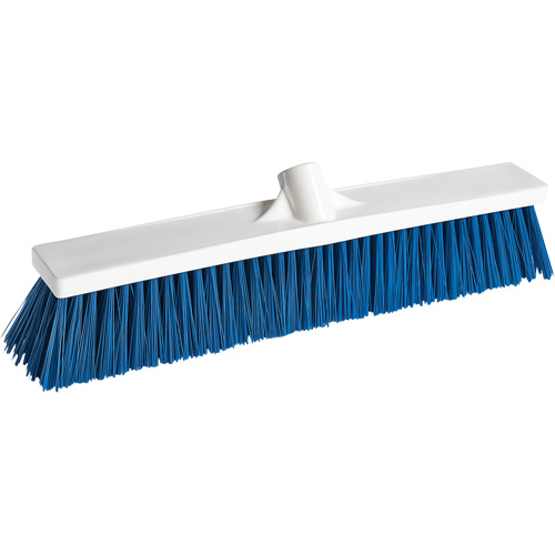 Foodservice Push Broom, Medium Bristles, 18", Polypropylene, White Ottawa Fastener Supply