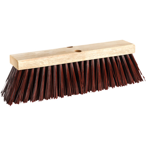 Balai-brosse de rue et d'&eacute;curie, 16", Extra-ferme, Soies Polypropyl&egrave;ne Ottawa Fastener Supply