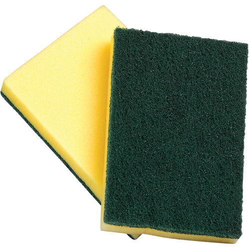 Sponges with Scouring Pad, Scrubbing, 4" W x 6" L Ottawa Fastener Supply