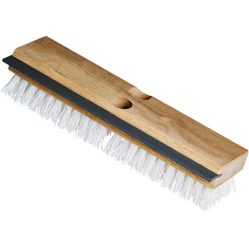 Utility Scrub Brush & Squeegee, 11" L, Polypropylene Bristles, White Ottawa Fastener Supply