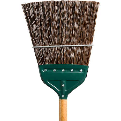 Track & Switch Broom, Wood Handle, Polypropylene Bristles, 52" L Ottawa Fastener Supply