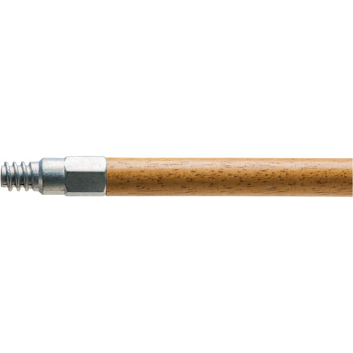 Handle with Metal Tip, Wood, ACME Threaded Tip, 15/16" Diameter, 54" Length Ottawa Fastener Supply