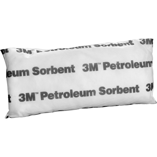 Petit tampon absorbant pour produits p&eacute;troliers, Huile seulement, 15" lo x 7" la, 12,7 gal absorption/pqt Ottawa Fastener Supply