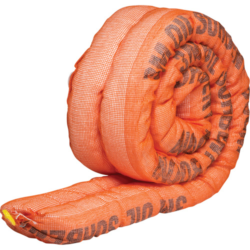 Petroleum Sorbent Double Boom, Oil Only, 10' L x 4" W, 36.8 gal Absorbancy Ottawa Fastener Supply