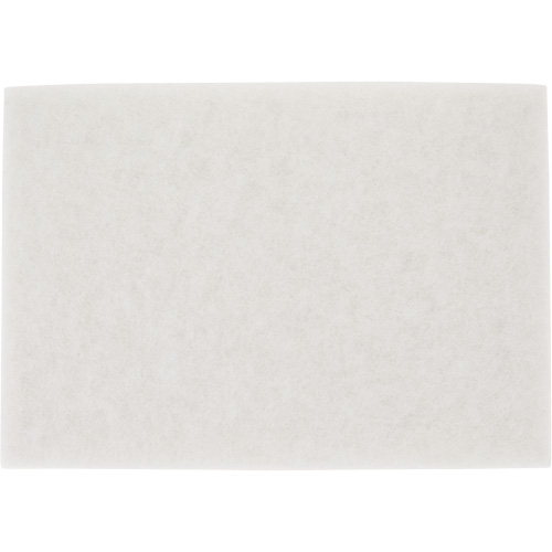 TopLine Speed Floor Pad, 14" x 20", Buffing/Cleaning/Polish, White Ottawa Fastener Supply
