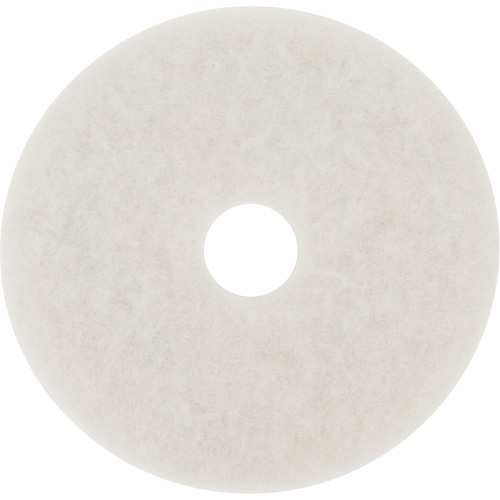 Tampon pour planchers, 10", Lustrage/Nettoyage/Polissage, Blanc Ottawa Fastener Supply