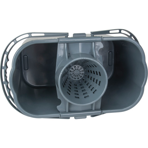 Seau et essoreuse pour vadrouille, Passoire, 3,75 gal. US (15 pintes), Gris Ottawa Fastener Supply