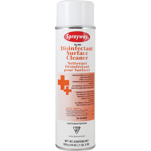 Disinfectant Surface Cleaner, 19 fl. oz., Aerosol Can Ottawa Fastener Supply