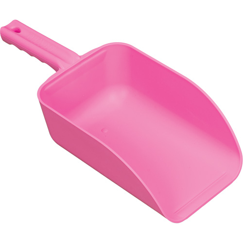 Large Hand Scoop, Plastic, Pink, 82 oz. Ottawa Fastener Supply