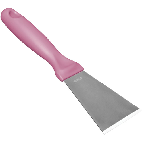 Large Stainless Steel Scraper, Pink, 3" W x 9" L Ottawa Fastener Supply