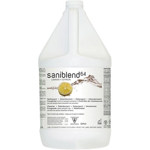 Nettoyant d&eacute;sinfectant SaniBlend 64, 4 L, Cruche Ottawa Fastener Supply
