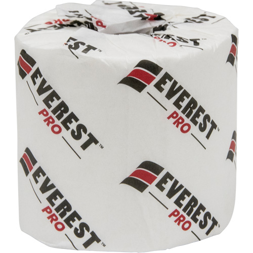 Everest Pro Toilet Paper, 1 Ply, 1000 Sheets/Roll, 250' Length, White Ottawa Fastener Supply