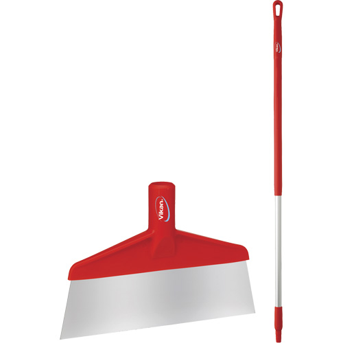 Grattoir &agrave; plancher avec manche, Rouge, 9-3/5" la x 55-9/10" lo Ottawa Fastener Supply
