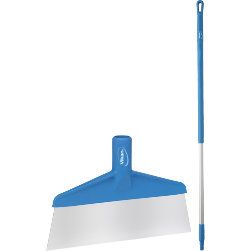 Grattoir &agrave; plancher avec manche, Bleu, 9-3/5" la x 55-9/10" lo Ottawa Fastener Supply
