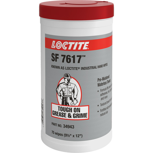 Essuie-mains industriels SF 7617, 75 lingettes, 12" x 9-1/2" Ottawa Fastener Supply