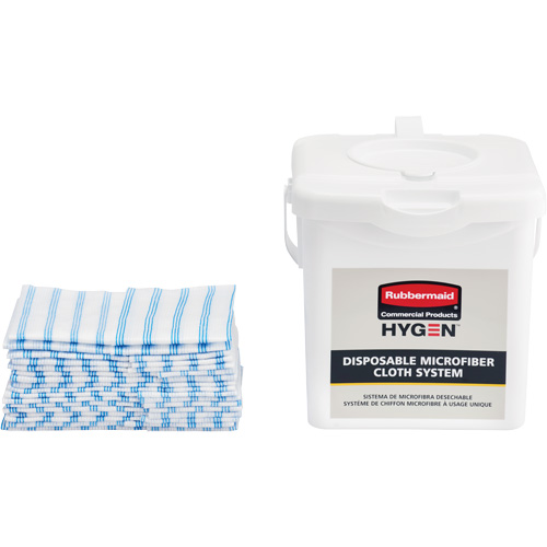 Seau de chargement pour chiffons microfibres, Blanc Ottawa Fastener Supply