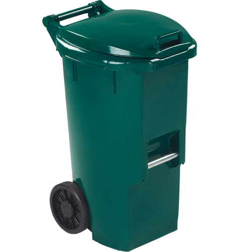 Organic Waste Green Bin, Plastic, 12 US gal. Ottawa Fastener Supply