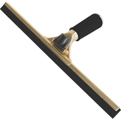 Handheld Window Squeegee, 14", Rubber, Brass Frame Ottawa Fastener Supply