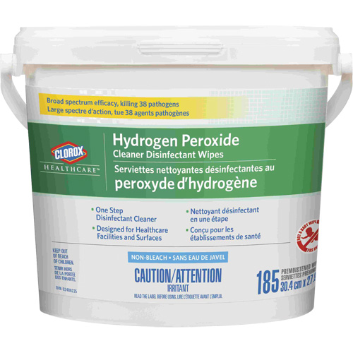 Healthcare&reg; Hydrogen Peroxide Cleaner Disinfecting Wipes, 185 Count Ottawa Fastener Supply