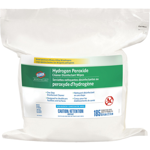 Healthcare&reg; Hydrogen Peroxide Cleaner Disinfecting Wipes, 185 Count Ottawa Fastener Supply