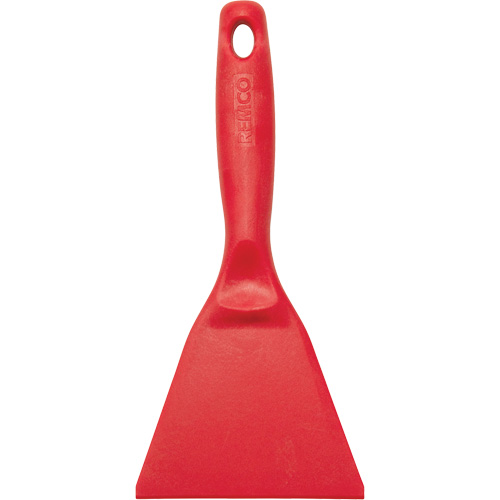 High Temperature Large Hand Scraper, Red, 4-1/4" W x 9-3/8" L Ottawa Fastener Supply