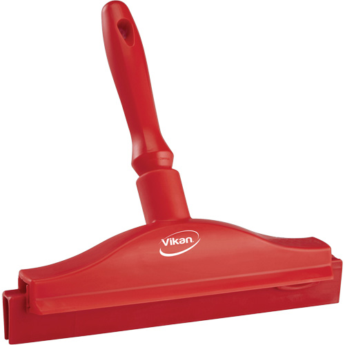 Double Blade Ultra Hygiene Squeegee, 10", Red Ottawa Fastener Supply