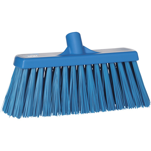 Balai-brosse robuste, Crins Ferme, 13", Polyester, Bleu Ottawa Fastener Supply