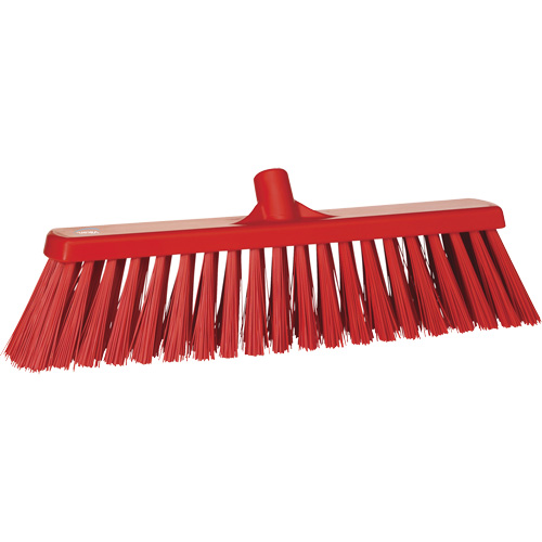 Balai-brosse robuste, Crins Ferme, 20", Polyester, Rouge Ottawa Fastener Supply