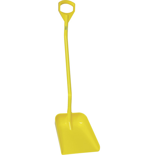 Pelle ergonomique &agrave; grande lame, Longueur de 51", Plastique, Jaune Ottawa Fastener Supply