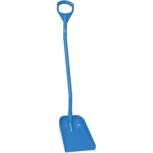 Ergonomic Small Blade Shovel, 50" Length, Plastic, Blue Ottawa Fastener Supply